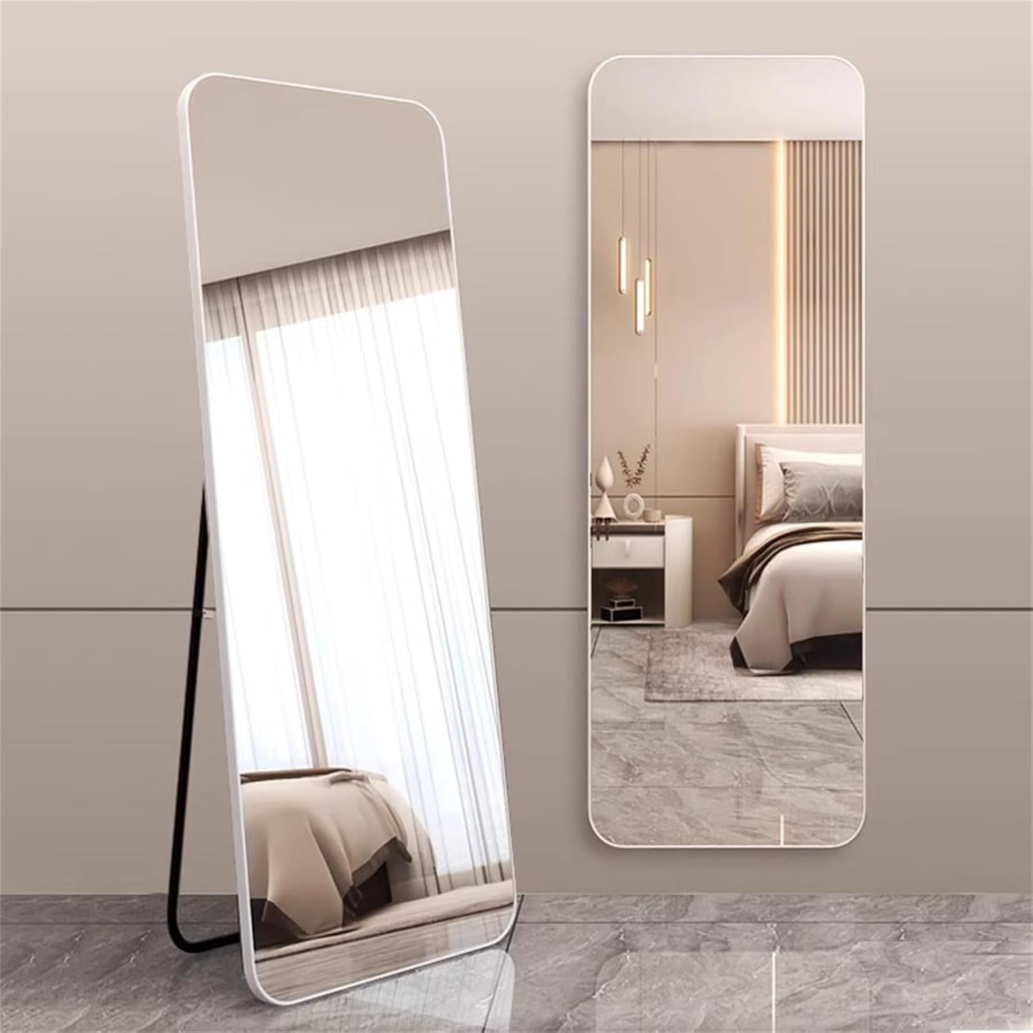 割れない鏡 ダンスミラー フィルムミラー 幅60cm 全身鏡 2299,300